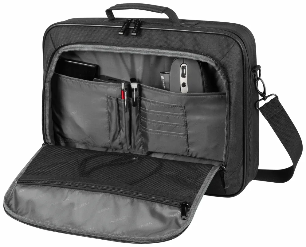 NATEC Boxer Lite 39,6 cm (15.6") Maletín Negro