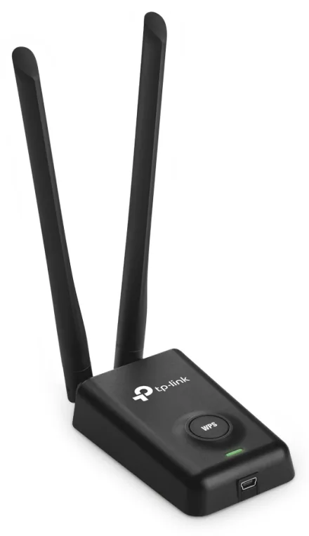 Adaptador usb 2.0 wifi 300 mbps con base 2 antenas tp - link