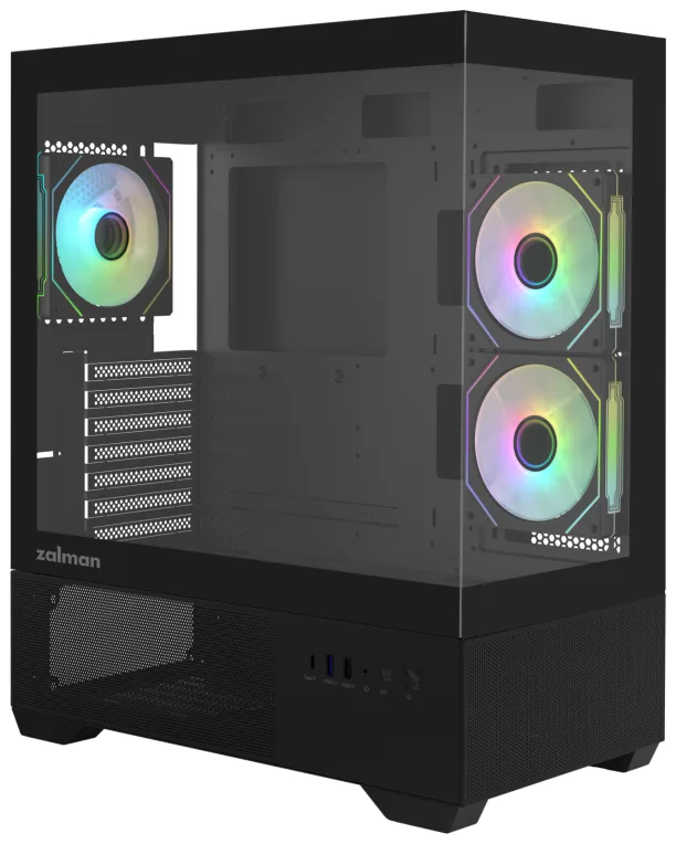 Zalman CHRONIX BLACK Midi Tower Negro
