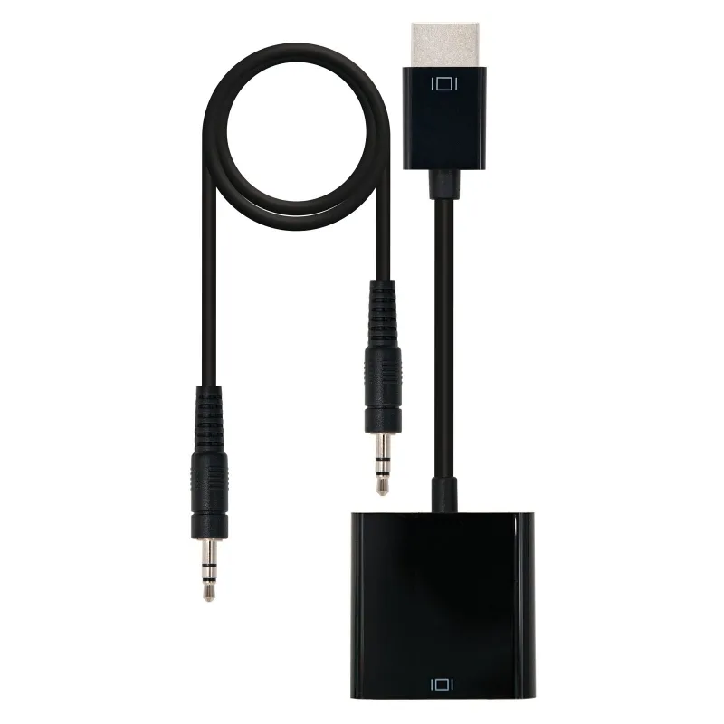 Nanocable Conversor HDMI-SVGA+AUDIO HDMI-M-SVGA-H