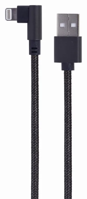 Gembird CC-USB2-AMLML-0.2M cable de conector Lightning 0,2 m Negro