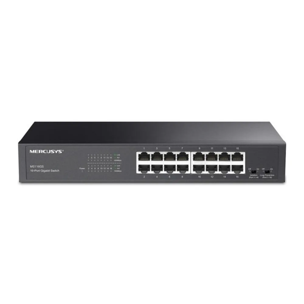 Switch mercusys ms116gs 16 puertos