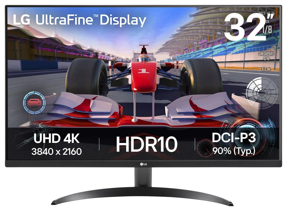 LG 32UR500K-B pantalla para PC 80 cm (31.5") 3840 x 2160 Pixeles 4K Ultra HD LCD Negro
