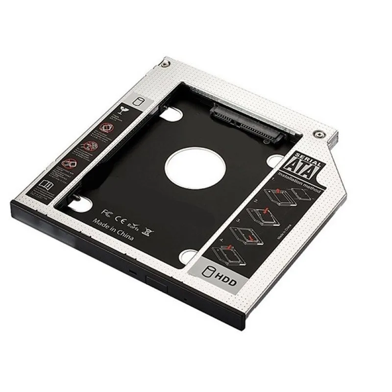 EWENT ADAP.HDD-SSD SATA PARA UNIDAD ÓPTICA 9.5mm