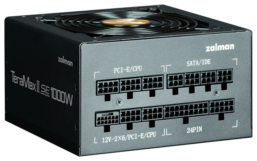 Zalman TeramaxII SE unidad de fuente de alimentación 1000 W 18+10 pin ATX ATX Negro