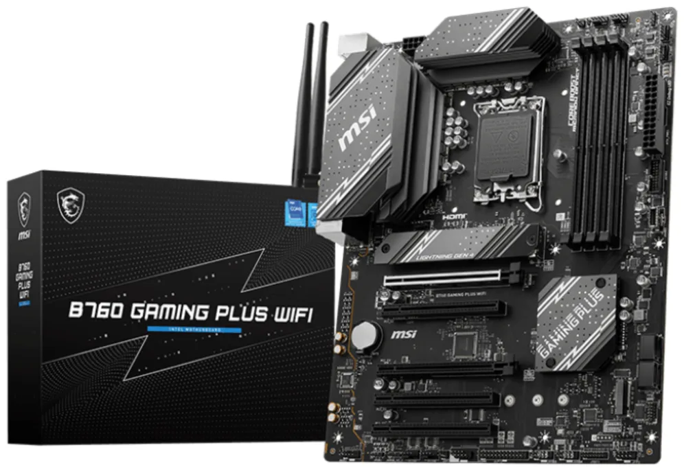 Placa base msi 1700 b760 gaming plus wifi atx - 4x ddr5 - 4x sata3 - 2x usb 3.2 - 1x usb tipo c - 4x usb 2.0 911 - 7d98 - 007