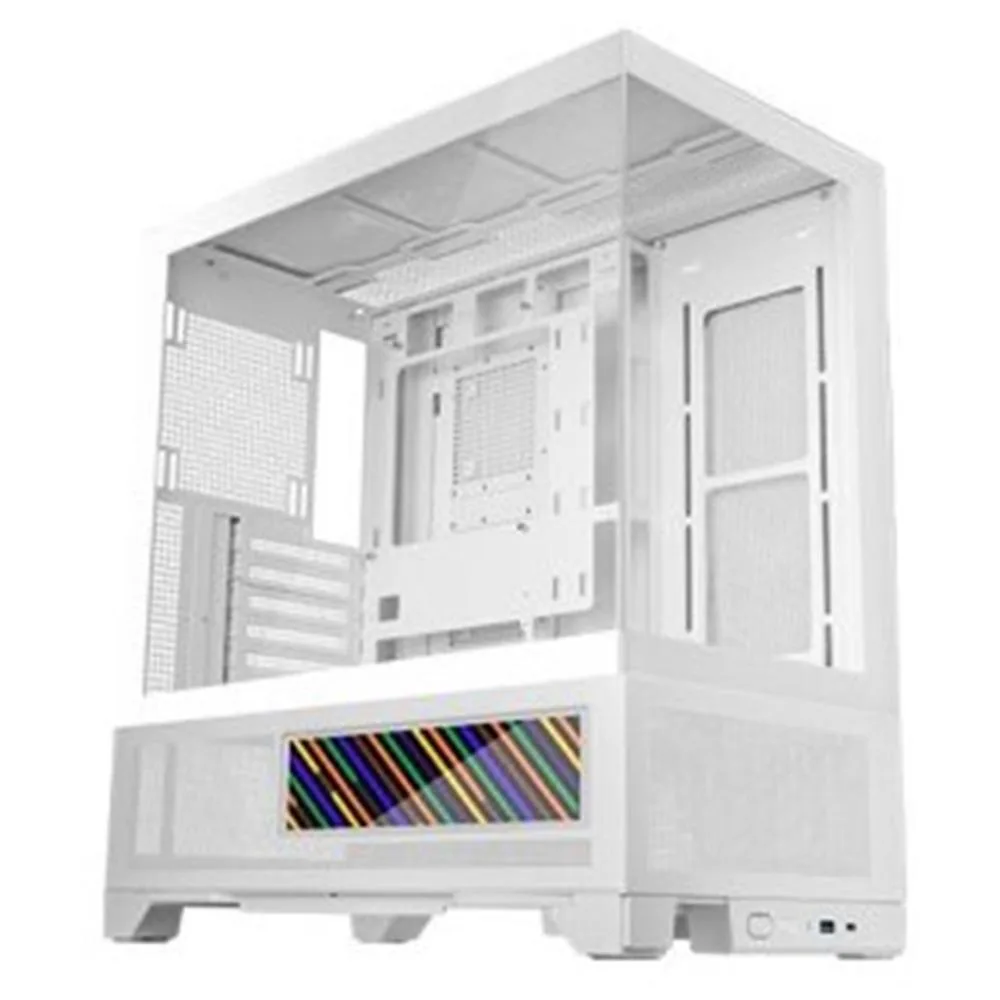 Caja ordenador mars gaming mclcdx atx cristal templado blanco