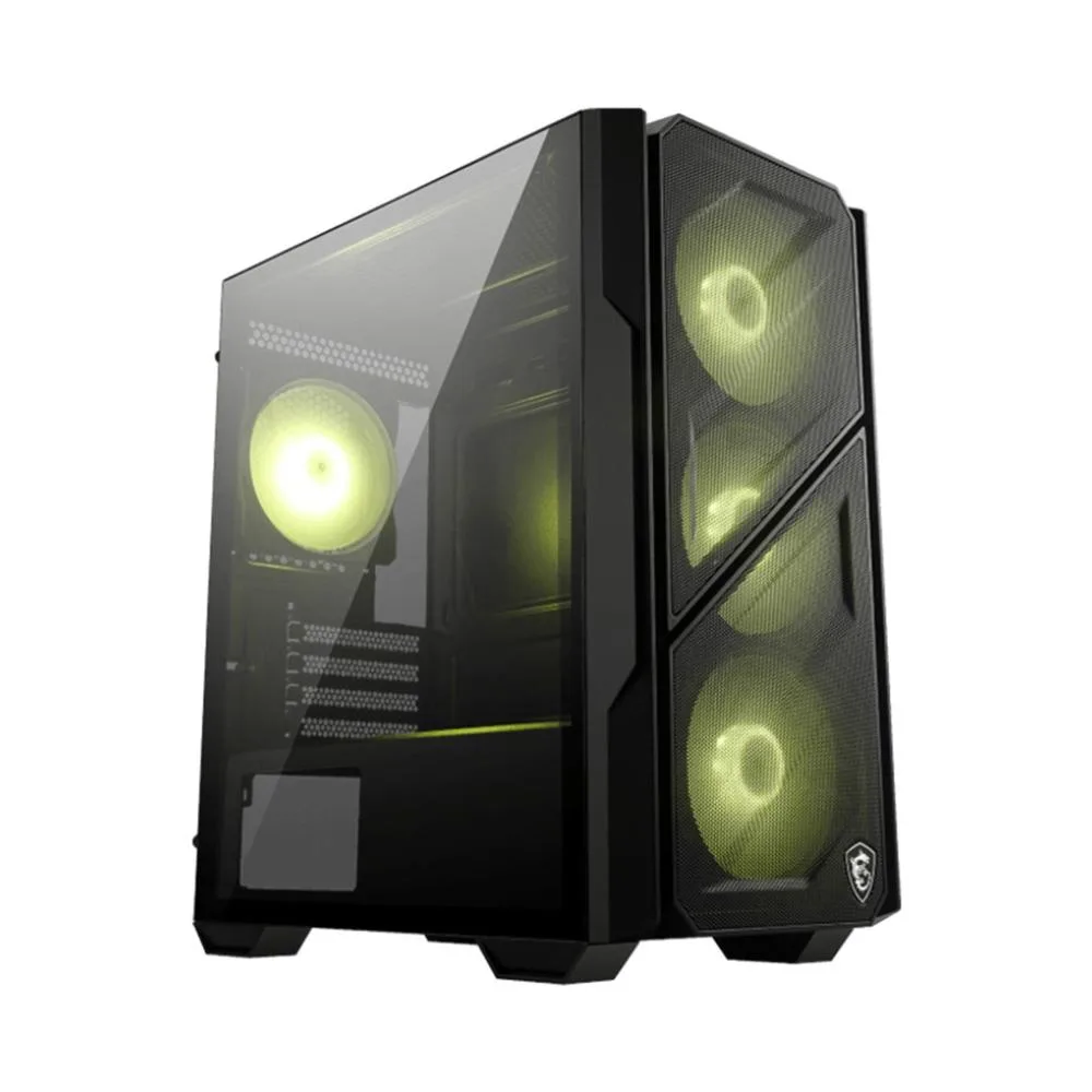 Caja ordenador gaming msi mag forge m110r airflow matx negra