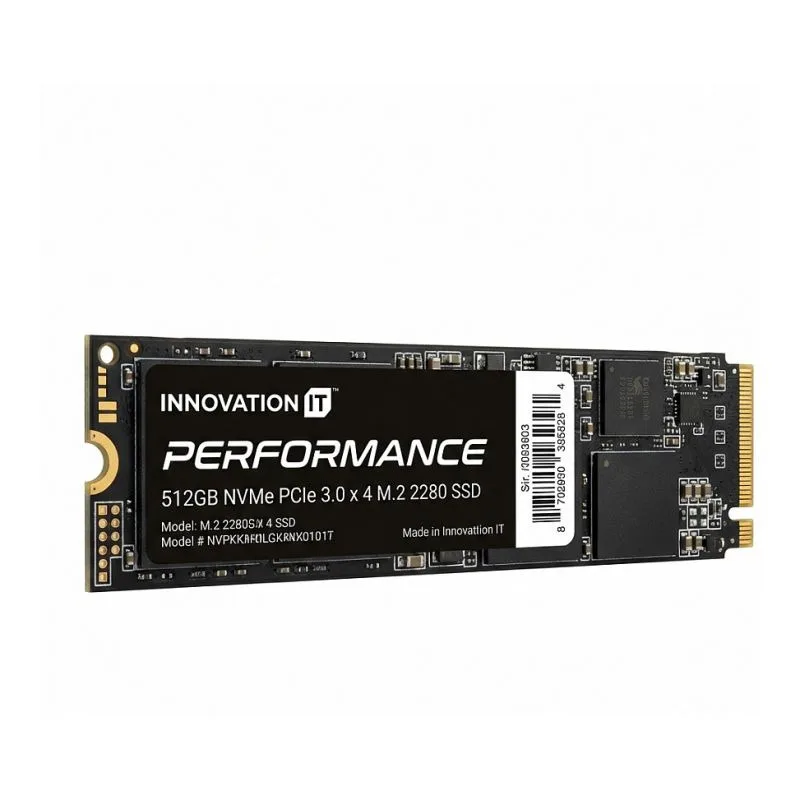 Disco duro interno ssd innovation it performance 512gb nvme pcie 3.0 x 4 bulk