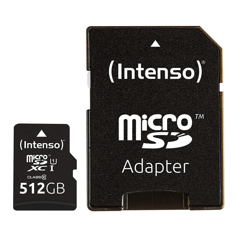 Intenso 3423493 Micro SD UHS-I Premium 512G c-adap