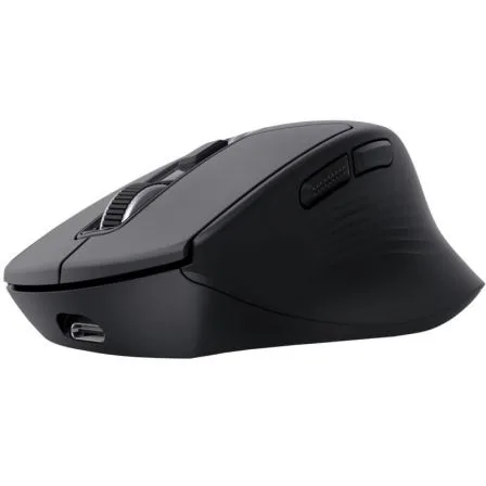 Ratón Inalámbrico Trust Niven Confort 26021/ Batería recargable/ Hasta 3200 DPI/ Negro