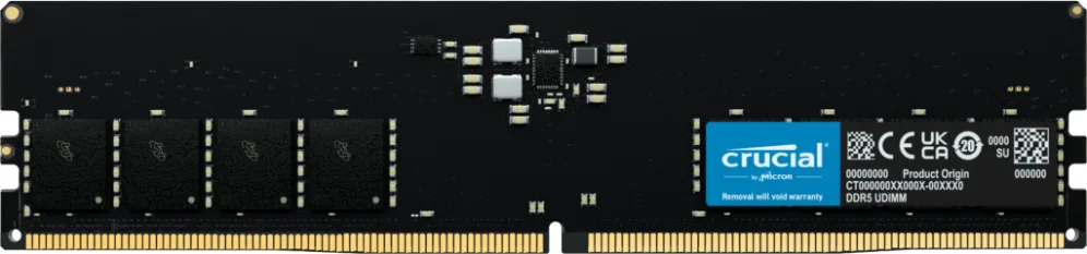 Crucial CT32G56C46U5 módulo de memoria 32 GB 1 x 32 GB DDR5 288-pin DIMM