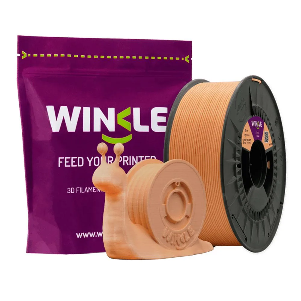 Filamento beige winkle pla - hd - 1.75mm - imprsora 3d - 1 kg