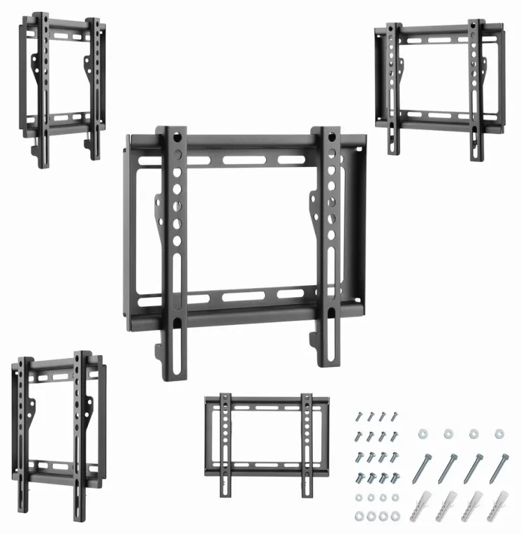 Gembird WM-42F-04 soporte para TV 106,7 cm (42") Negro