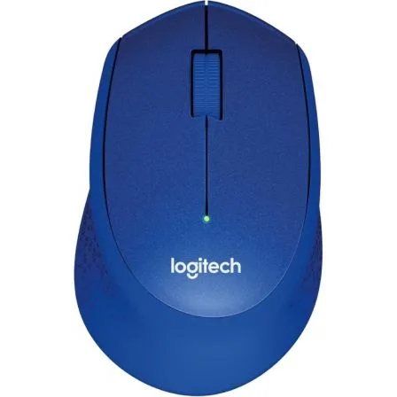 Mouse raton logitech m330 optico wireless inalambrico silent plus azul