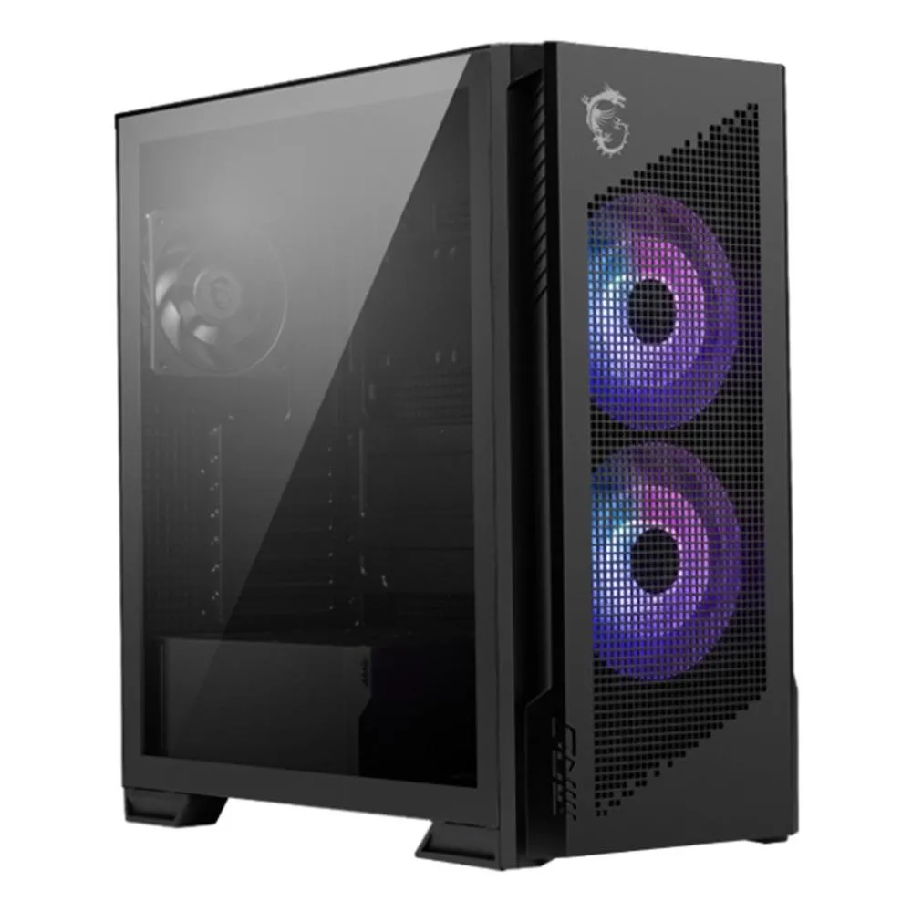 Caja ordenador gaming msi mpg velox 300r airflow pz atx argb negro