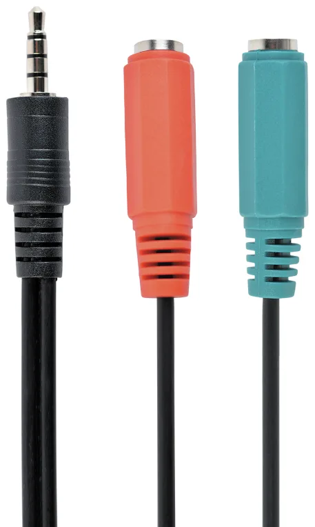 Gembird CCA-417 cable de audio 0,2 m 3,5mm 2 x 3.5mm Negro