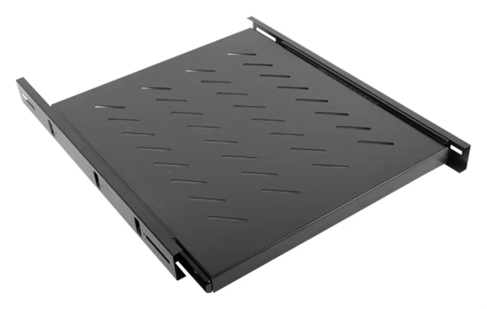 Bandeja lanberg deslizante 1u 463x550mm hasta 60kg rack de 19 pulgadas negro