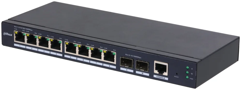 Switch it dahua dh - sg4010 - 2f 10 puertos