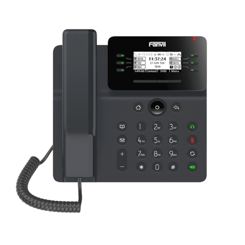 Fanvil V62G Teléfono IP básico Negro