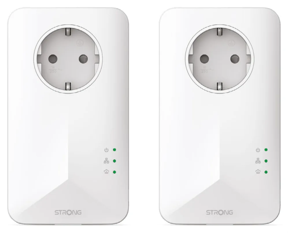 Strong PowerLine 1000 Kit 1000 Mbit/s Ethernet Blanco 2 pieza(s)
