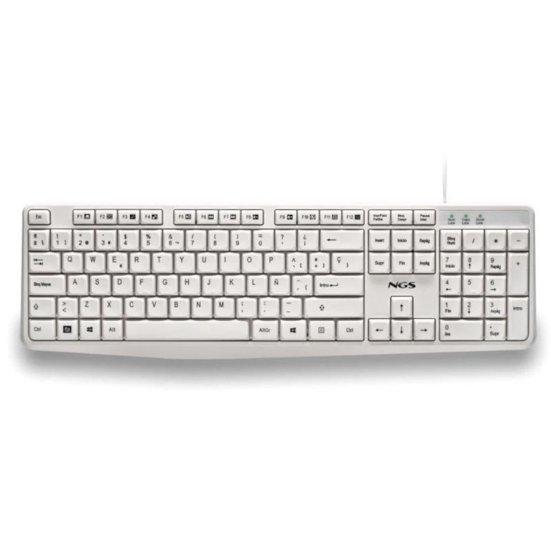 NGS Teclado USB-A 12 Teclas Multi Cable 1.5M