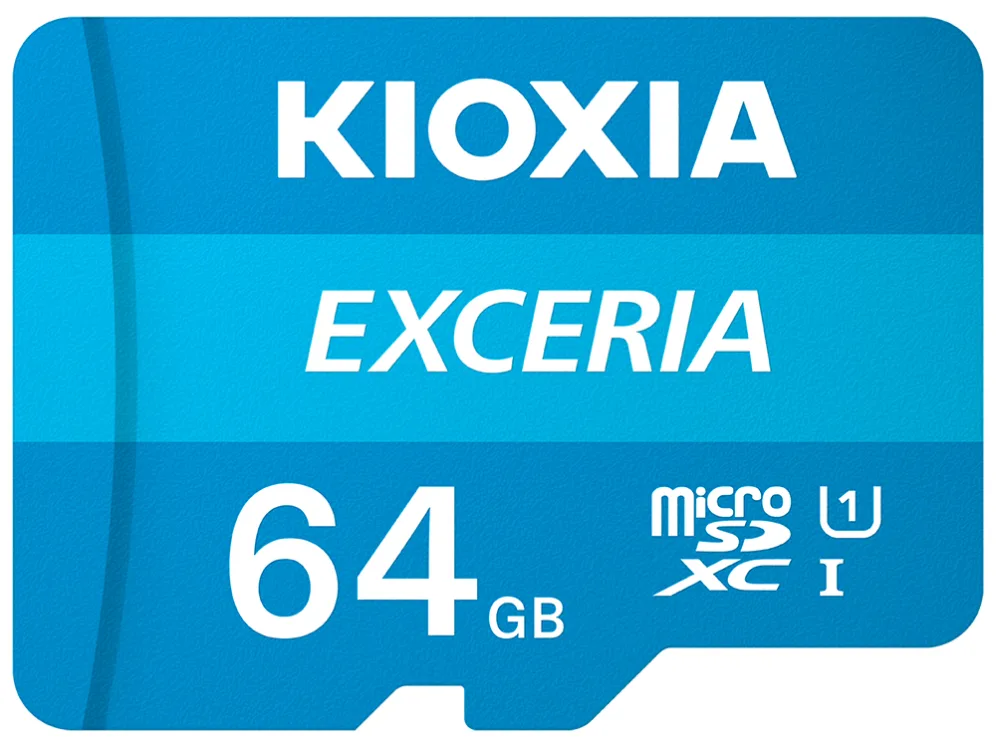 Tarjeta memoria micro sd kioxia 64gb exceria uhs - i c10 r100 con adaptador