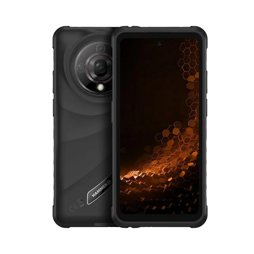 Movil rugerizado hammer iron 6 5g 8 - 256gb negro