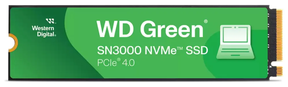 Disco SSD SanDisk WD Green SN3000 500GB/ M.2 2280 PCIe Gen4