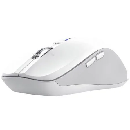 Ratón Ergonómico Inalámbrico Trust Ferro/ Hasta 3200 DPI/ Blanco