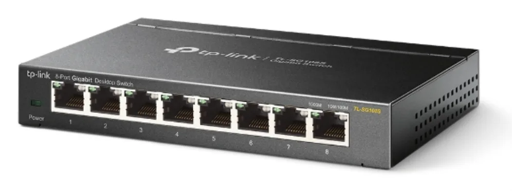 Switch 8 puertos tp - link tl - sg108s 10 - 100 - 1000