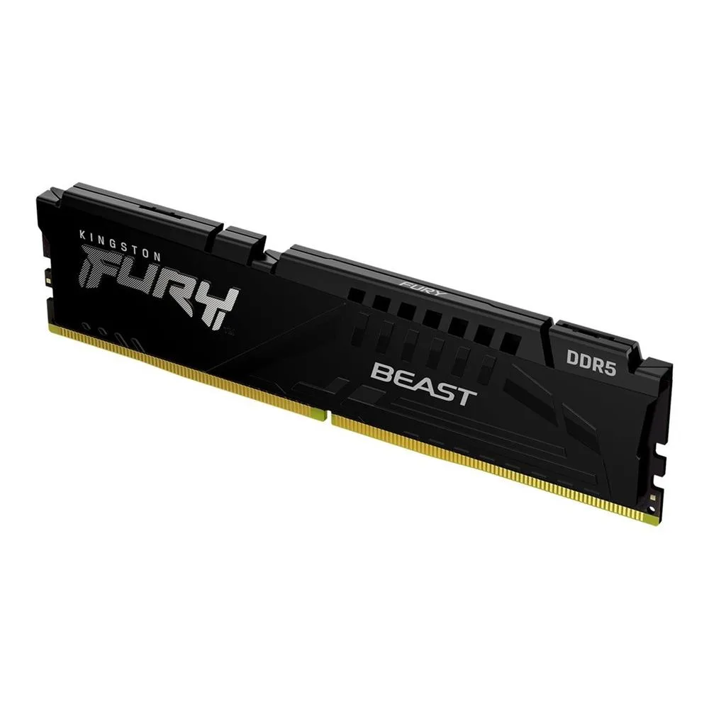 Memoria ram ddr5 8gb kingston - 5200mt - s - pc5 - 41600 - fury beast - cl38 - 1.25v