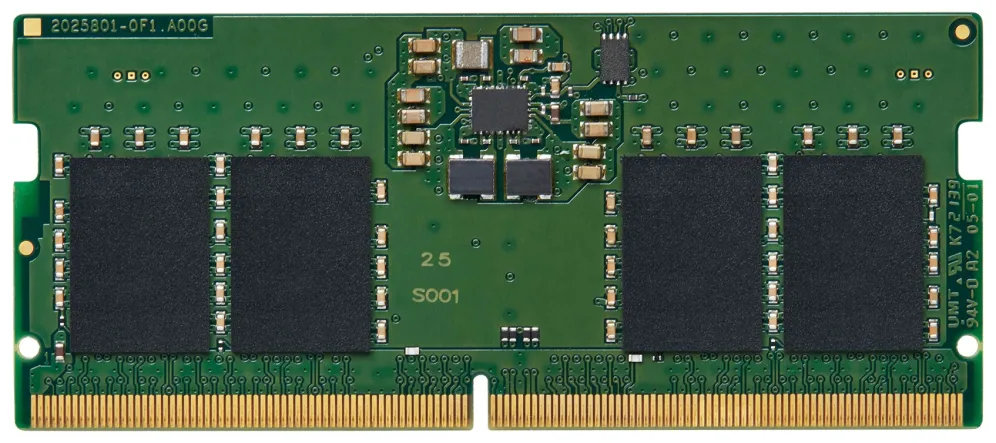 Kingston Technology ValueRAM módulo de memoria 8 GB 1 x 8 GB DDR5 5600 MT/s 262-pin SO-DIMM