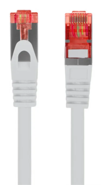 Cable red lanberg latiguillo cat.6 s - ftp lszh cu 1m gris fluke passed