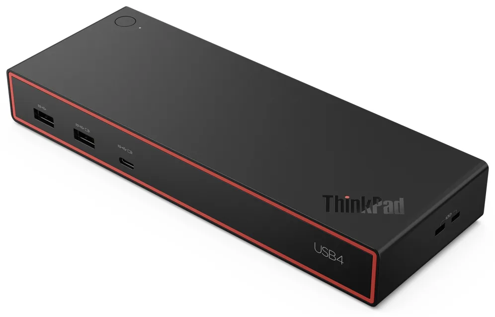 Lenovo ThinkPad USB4 Dock 5000 Alámbrico Thunderbolt 4 Negro