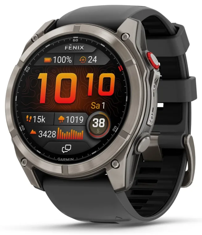 Garmin fenix 8 pro zafiro - 51mm - smartwatch premium gps multideporte - conectividad satelital y lte - pantalla táctil amoled - altavoz y micrófono integrados - mapas y hasta 27 días de autónomía - grafito