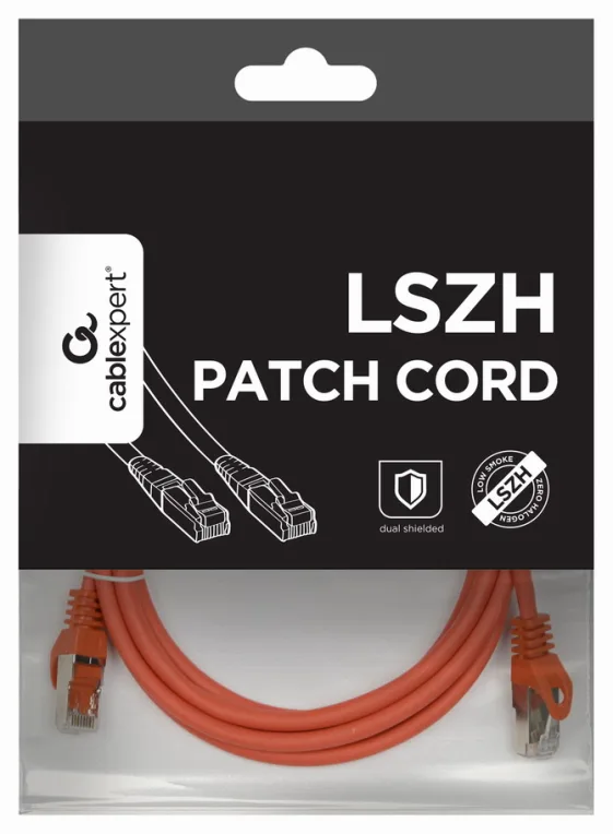 Gembird PP6A-LSZHCU-R-2M cable de red Rojo Cat6a S/FTP (S-STP)
