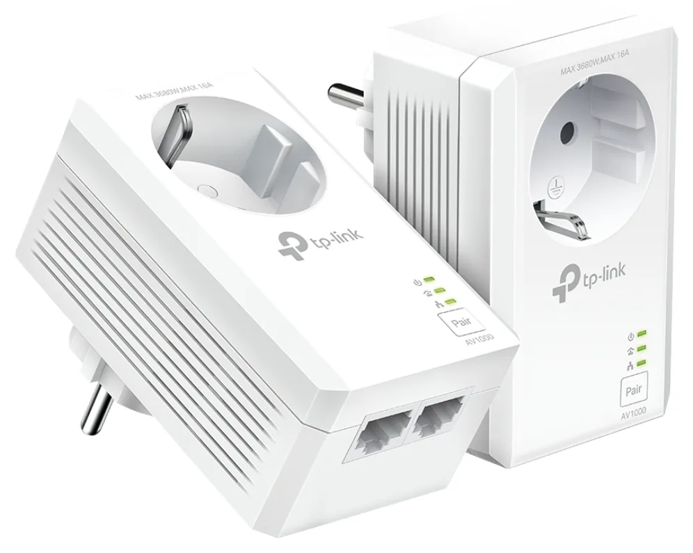 Kit de adaptadores powerline tp - link tl - pa7027p kit av1000