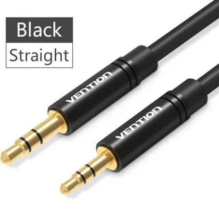 Cable Estéreo Vention BALBH/ Jack 3.5 Macho - Jack 2.5 Macho/ 2m/ Negro