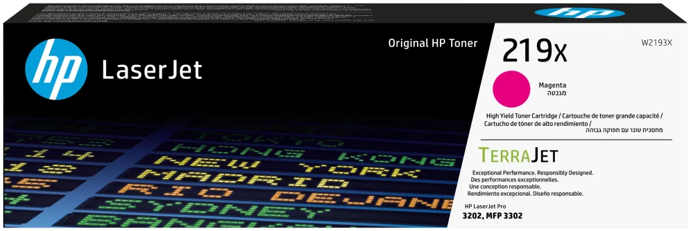 HP Cartucho de Tóner Original LaserJet 219X de alta capacidad magenta