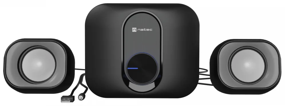 NATEC NGL-2111 sistema de audio para el hogar Minicadena de música para uso doméstico 3 W Negro