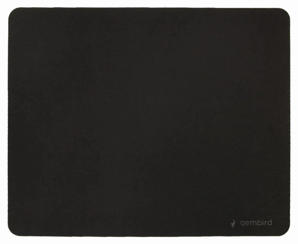 Gembird MP-S-BK-M alfombrilla para ratón Negro