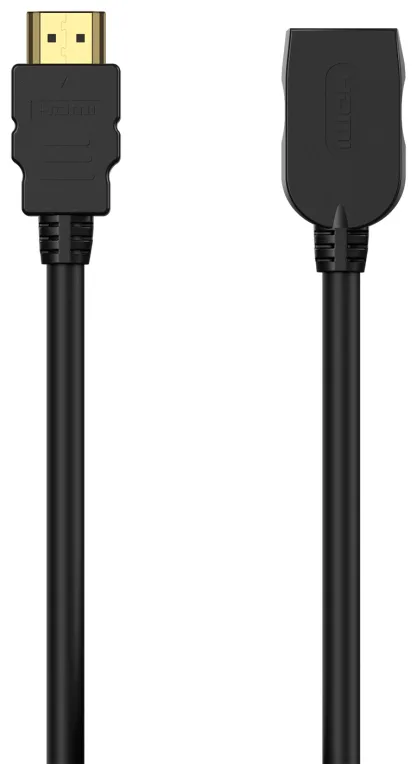 Cable Alargador HDMI Aisens A120-0545/ HDMI Macho - HDMI Hembra/ Hasta 10W/ 2250Mbps/ 2m/ Negro
