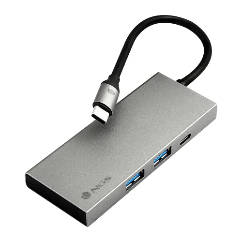 NGS WONDER DOCK4 PRO Com fios USB 3.2 Gen 1 (3.1 Gen 1) Type-C Alumínio