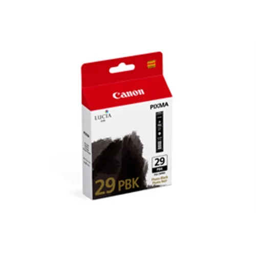 Cartucho tinta canon pgi - 29pbk photo negro pixma pro 1