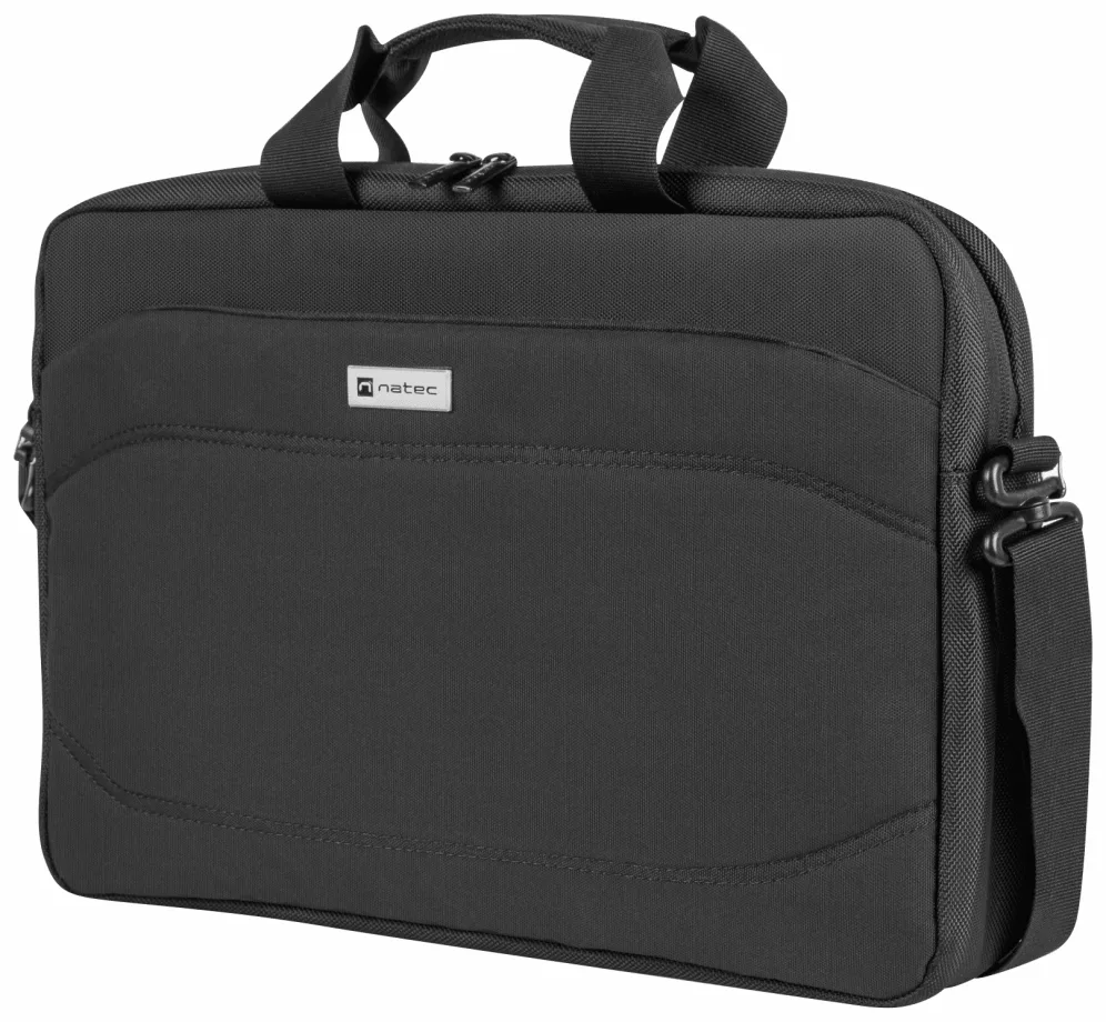 NATEC Nanger 35,8 cm (14.1") Maletín Negro