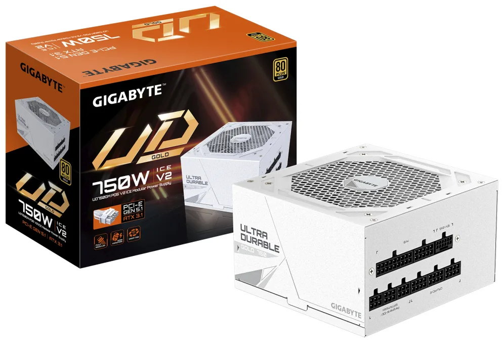Fuente alimentacion gigabyte gp - ud750gm pg5 ice gaming atx 750w