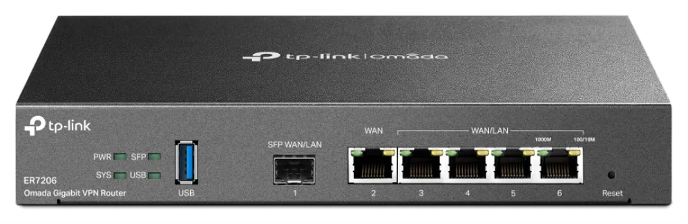 Router vpn tp - link er7206 4p wan giga + 5p lan giga 100 conexiones vpn ipsec 50 conexiones openvpn