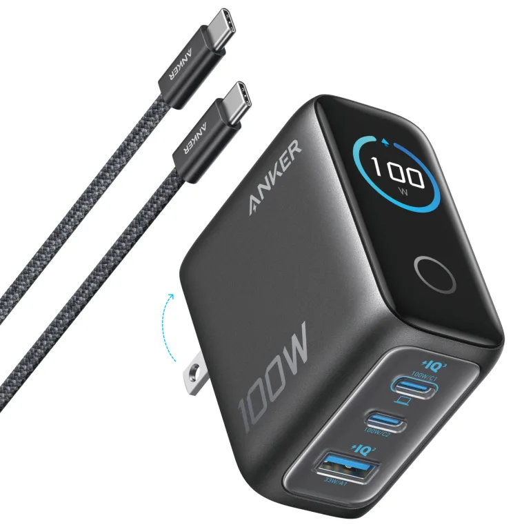 Anker B121B Universal Negro Corriente alterna Carga rápida Interior