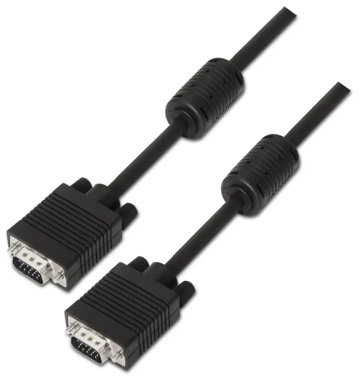 Cable SVGA Aisens A113-0072/ VGA Macho - VGA Macho/ Hasta 3W/ 10Mbps/ 3m/ Negro
